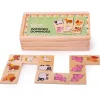 Outlet Farm Dominoes Traditional Wooden Games