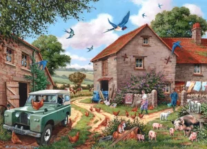 Clearance Farmer’s Wife – BIG 500 Piece Jigsaw Puzzle Children's Wooden Puzzles