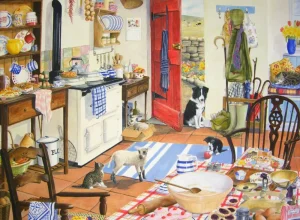 New Farmhouse Kitchen – 1000 Piece Jigsaw Puzzle Children's Wooden Puzzles