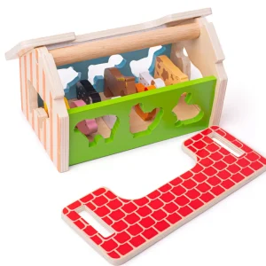 Sale Farmhouse Sorter Shape Sorter Toys | Activity Toys & Games