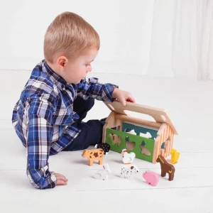 Sale Farmhouse Sorter Shape Sorter Toys | Activity Toys & Games