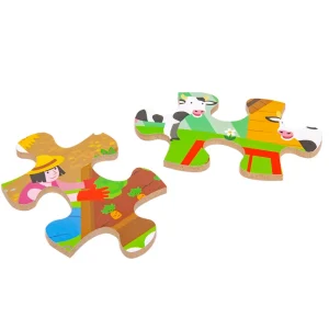 Discount Farmyard Floor Puzzle (48 piece) Wooden Puzzles And Activity Toys | Children's Wooden Puzzles