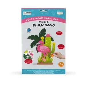 Hot Felt & Wood Craft – Make A Flamingo Kids Arts And Crafts Sets For Kids