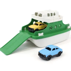 Sale Ferry Boat – Green/White Wooden Toy Cars For Children