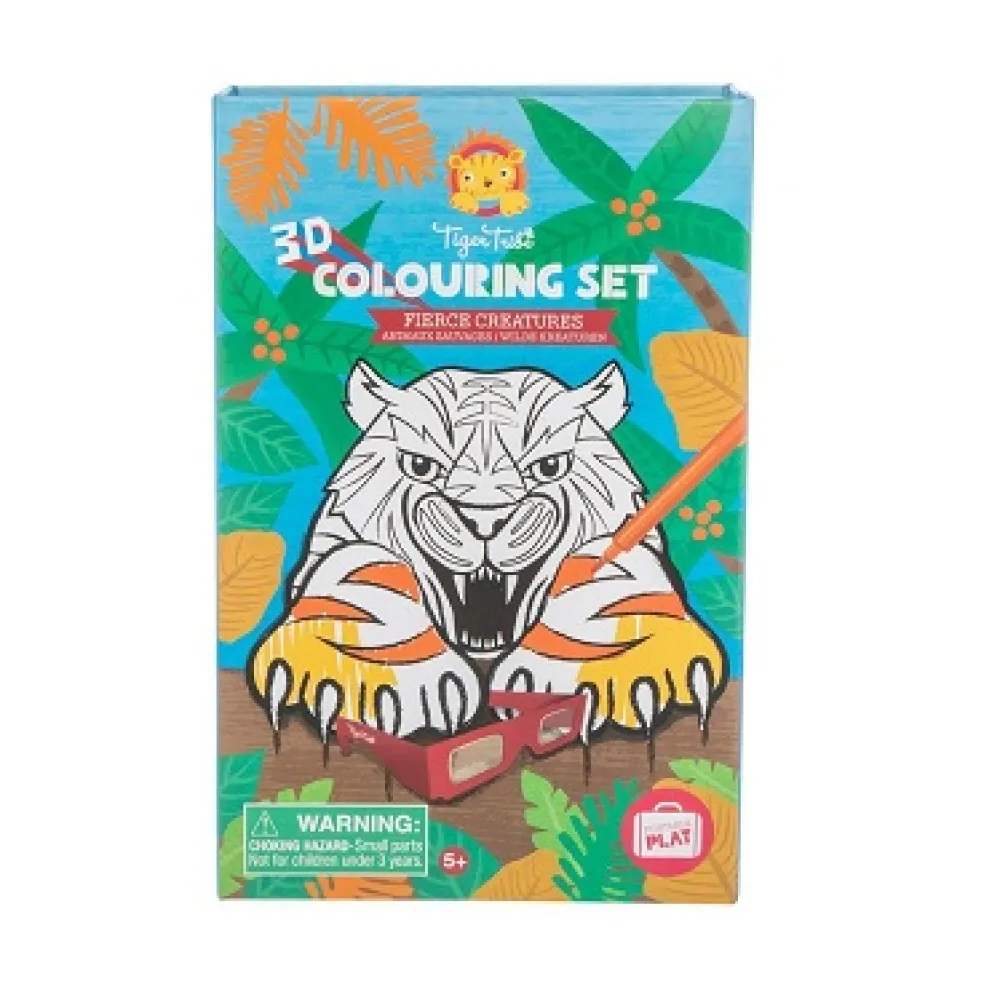 fierce_creatures_d_colour_0.webp Fashion Fierce Creatures 3D Colouring Set Kids Arts And Crafts Sets For Kids