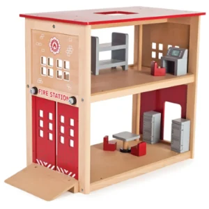 Sale Fire Station Traditional Wooden Toys
