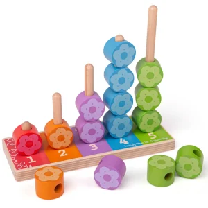 Best First Flower Stacker Wooden Puzzles And Activity Toys | Traditional Wooden Toys