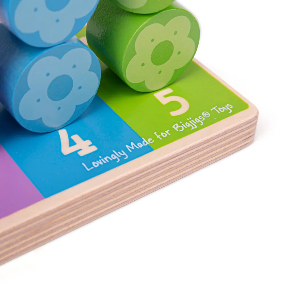 first_flower_stacker_2.webp Best First Flower Stacker Wooden Puzzles And Activity Toys | Traditional Wooden Toys