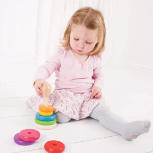 Best First Rainbow Stacker Wooden Puzzles And Activity Toys | Traditional Wooden Toys
