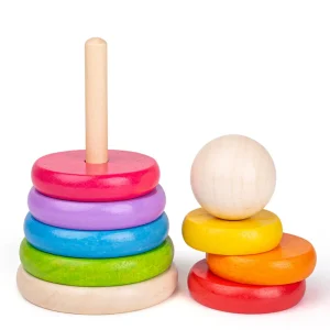 Best First Rainbow Stacker Wooden Puzzles And Activity Toys | Traditional Wooden Toys