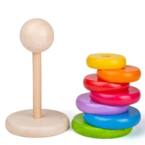 Best First Rainbow Stacker Wooden Puzzles And Activity Toys | Traditional Wooden Toys