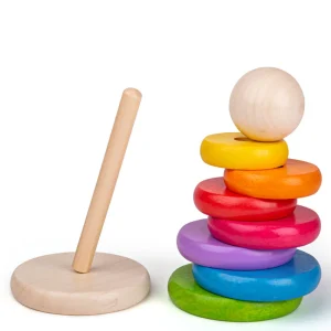 Best First Rainbow Stacker Wooden Puzzles And Activity Toys | Traditional Wooden Toys