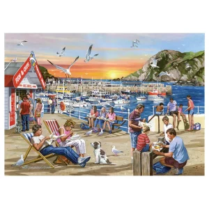 Sale Fish & Chips – 1000 Piece Jigsaw Puzzle Children's Wooden Puzzles