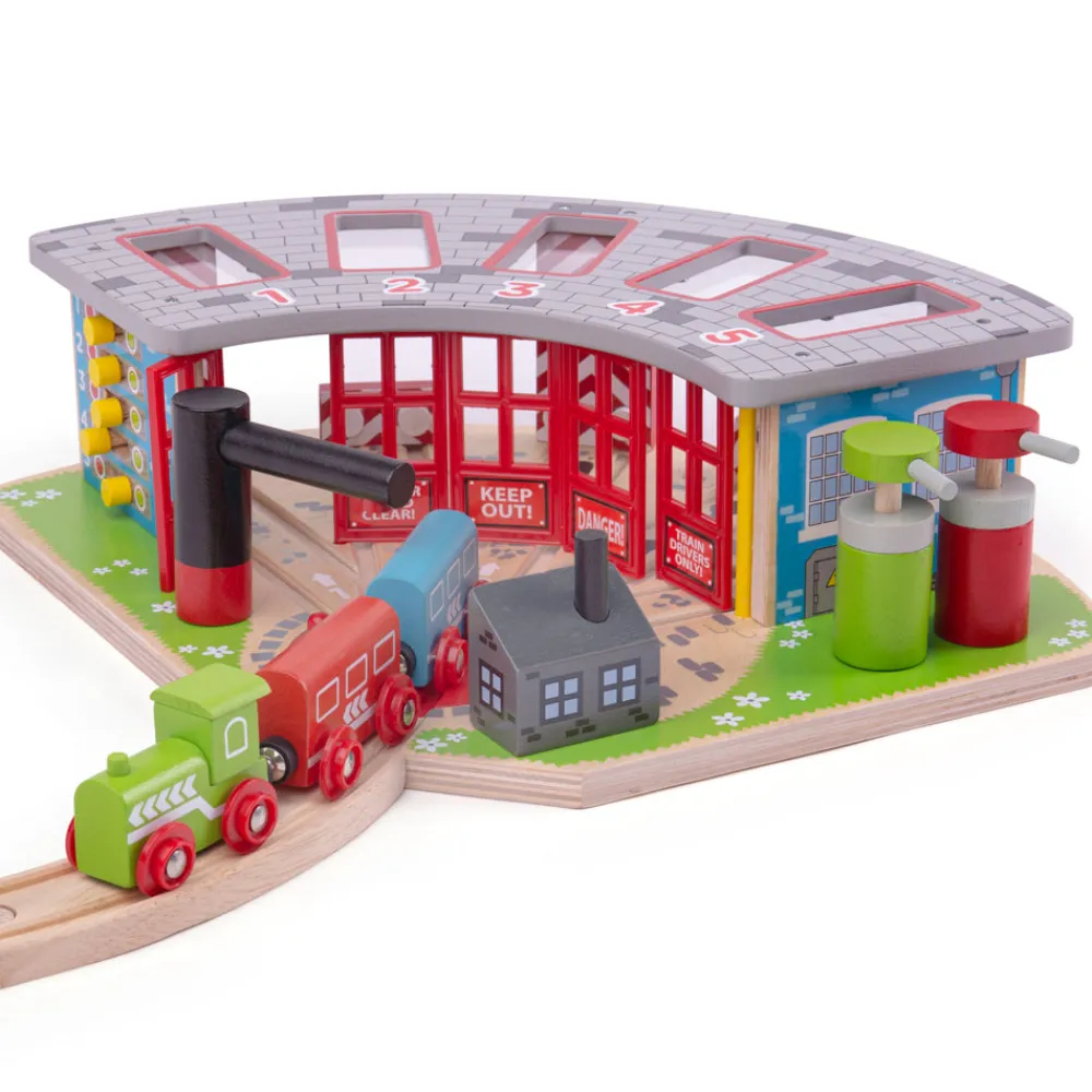 five_way_engine_shed_1.webp Sale Five Way Engine Shed Gifts For 5 Yr Olds | Toys For 4 Year Olds