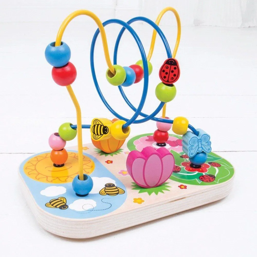 flower_bead_frame_1.webp Online Flower Bead Frame Wooden Puzzles And Activity Toys | Activity Toys & Games
