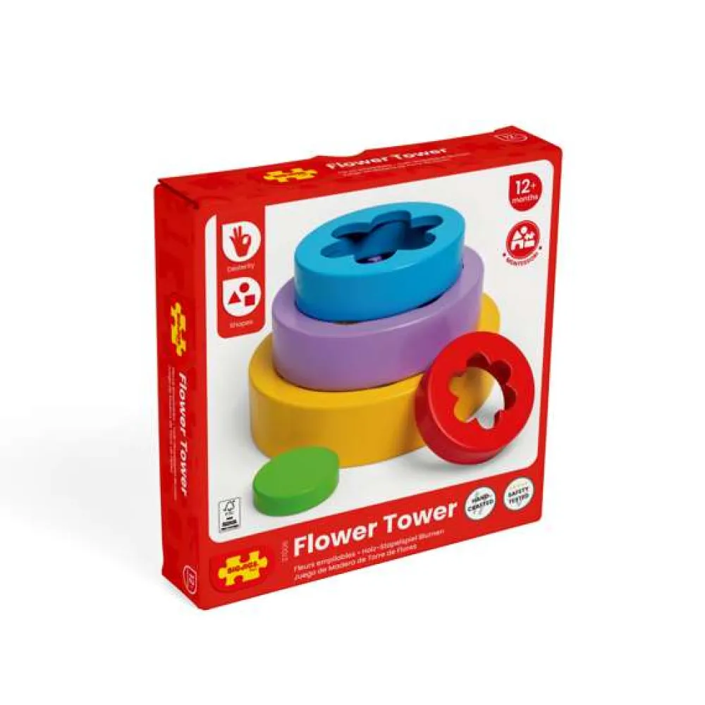 flower_tower_7.webp New Flower Tower Wooden Puzzles And Activity Toys | Traditional Wooden Toys