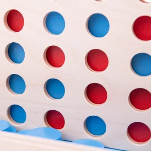 Online Four in a Row Traditional Wooden Games