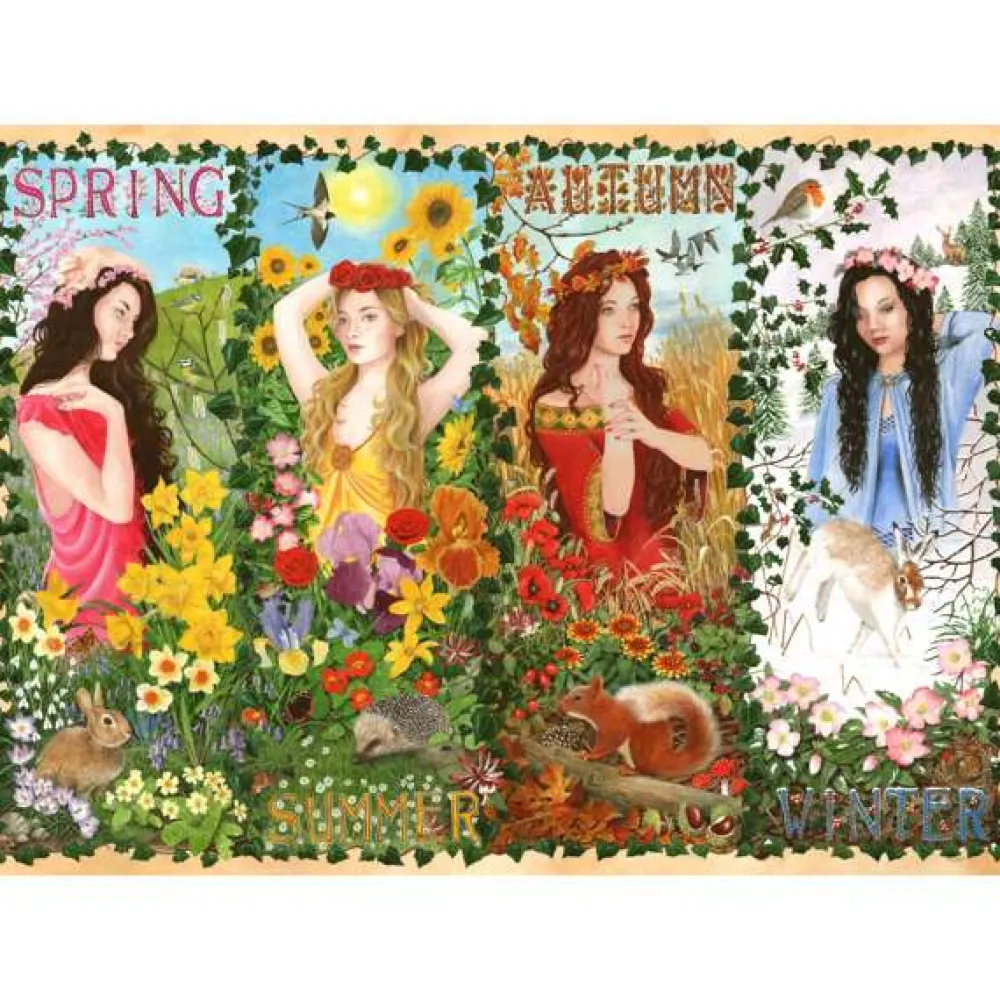 four_seasons___piece_jigs_0.webp New Four Seasons – 1000 Piece Jigsaw Puzzle Children's Wooden Puzzles