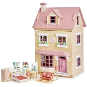 Discount Foxtail Villa (Pink) Wooden Doll’s Houses | Prams & Cradles