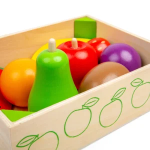 Outlet Fruit Crate Wooden Toy Food Sets | Shopping Role Play