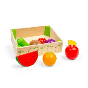 Outlet Fruit Crate Wooden Toy Food Sets | Shopping Role Play