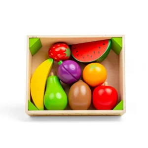 Outlet Fruit Crate Wooden Toy Food Sets | Shopping Role Play