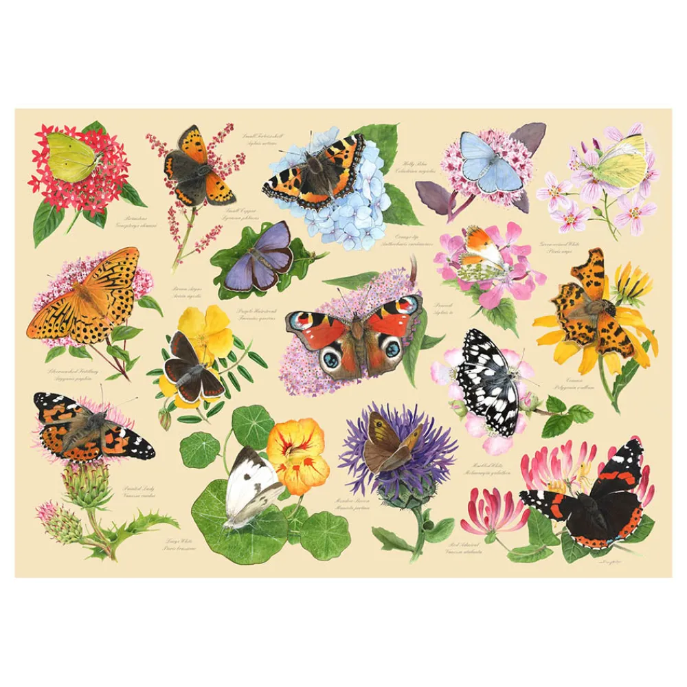 garden_butterflies___piec_0.webp Outlet Garden Butterflies – 1000 Piece Jigsaw Puzzle Children's Wooden Puzzles