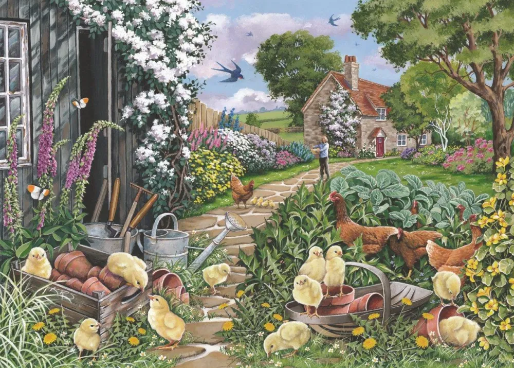 going_cheep__big__piece_j_0.webp New Going Cheep – BIG 250 Piece Jigsaw Puzzle Children's Wooden Puzzles