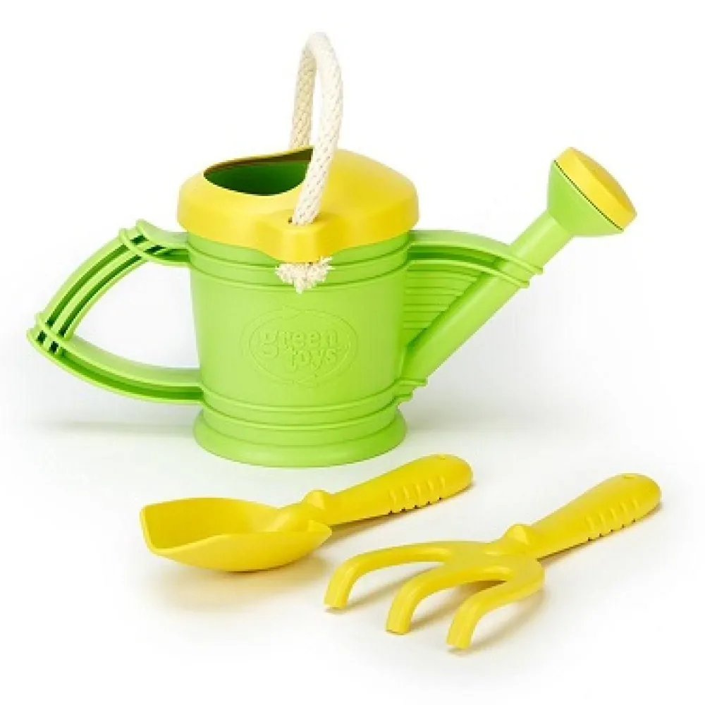 green_toys_watering_can_a_0.webp Clearance Watering Can and Little Gardeners Play Set Outdoor Garden Toys | Bath Toys