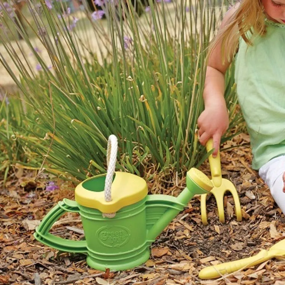 green_toys_watering_can_a_3.webp Clearance Watering Can and Little Gardeners Play Set Outdoor Garden Toys | Bath Toys