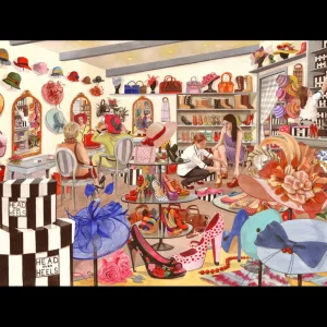 Clearance Head Over Heels – BIG 500 Piece Jigsaw Puzzle Children's Wooden Puzzles