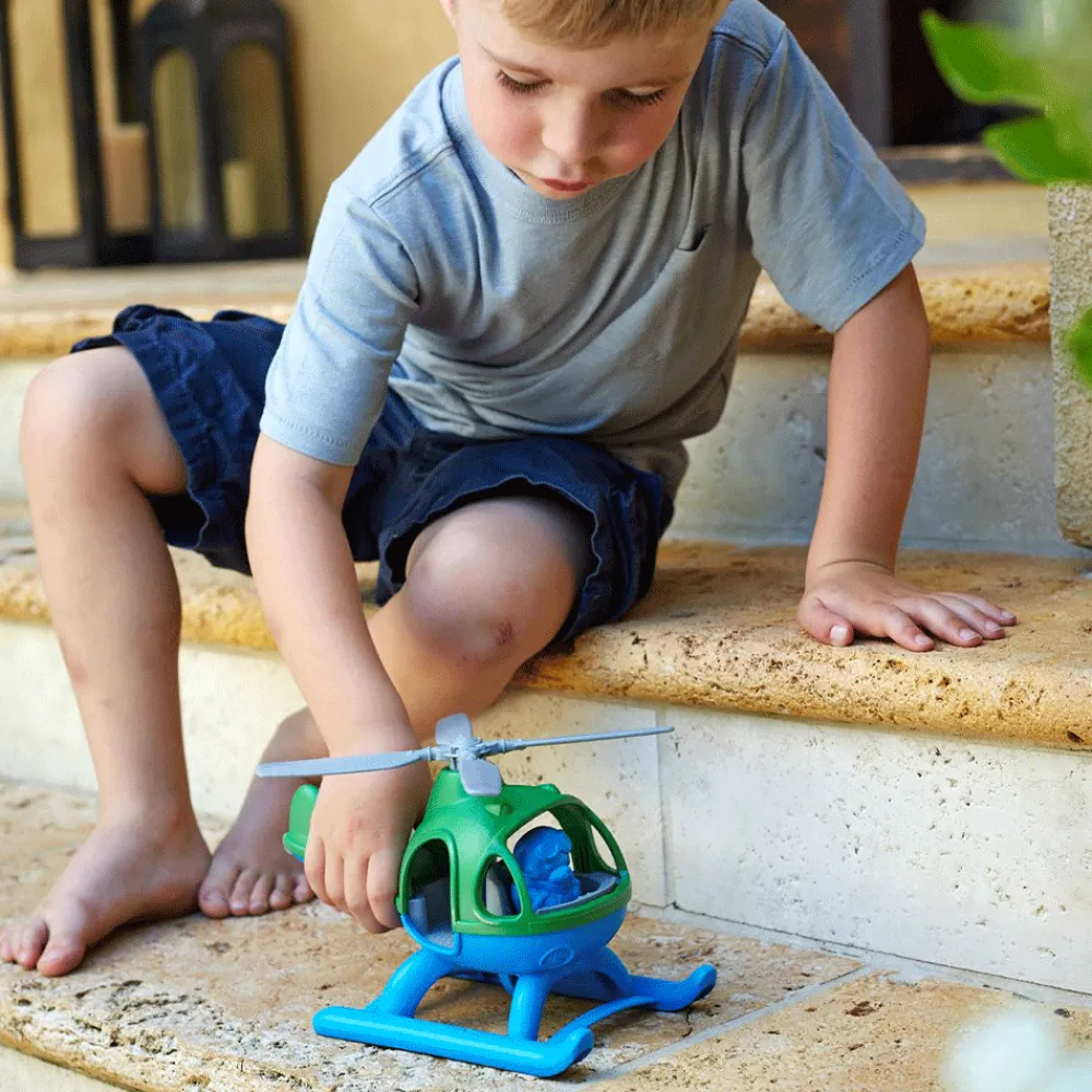 helicopter_green_2.webp Hot Helicopter (Green) Wooden Toy Cars For Children