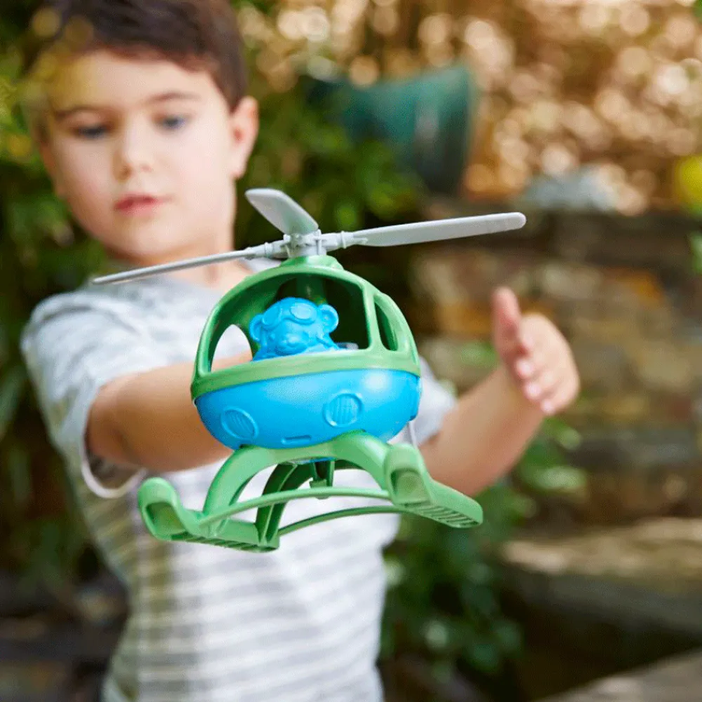 helicopter_green_4.webp Hot Helicopter (Green) Wooden Toy Cars For Children