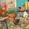 Hot Hen Pecked – 1000 Piece Jigsaw Puzzle Children's Wooden Puzzles