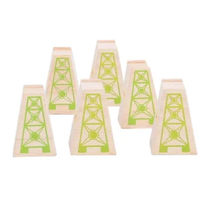 New High Level Blocks (Pack of 6) Gifts For 5 Yr Olds | Toys For 4 Year Olds