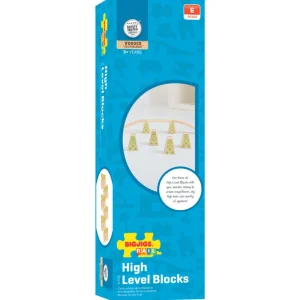 New High Level Blocks (Pack of 6) Gifts For 5 Yr Olds | Toys For 4 Year Olds