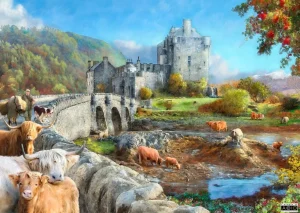 Best Highland Morning – 1000 Piece Jigsaw Puzzle Children's Wooden Puzzles