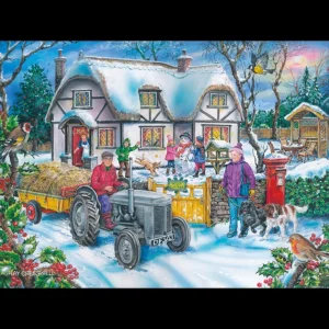 Clearance Holly Cottage – 1000 Piece Jigsaw Puzzle Children's Wooden Puzzles