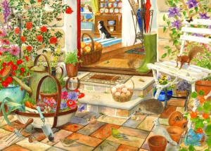 Clearance Home & Garden – 1000 Piece Jigsaw Puzzle Children's Wooden Puzzles