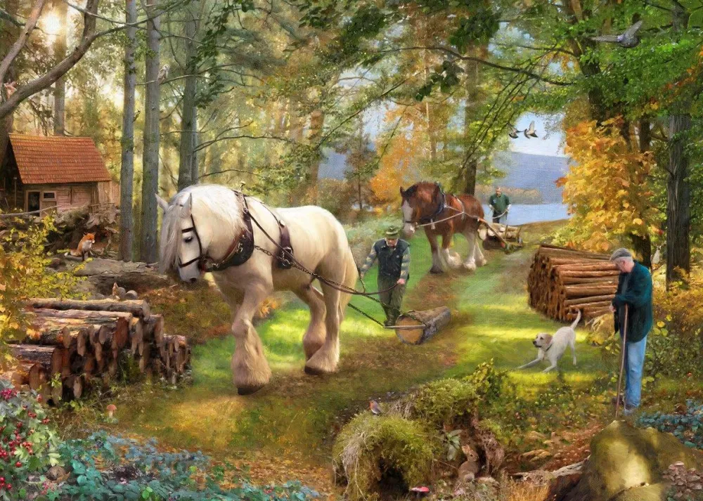 horse_power___piece_jigsa_0.webp Fashion Horse Power – 500 Piece Jigsaw Puzzle Children's Wooden Puzzles