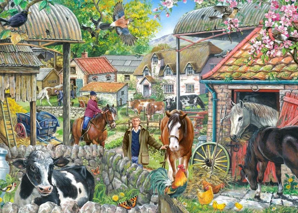 horseshoe_farm__big__piec_0.webp Online Horseshoe Farm – BIG 250 Piece Jigsaw Puzzle Children's Wooden Puzzles