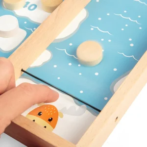 Fashion Ice Puck Game Traditional Wooden Games