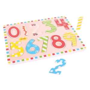 Clearance Inset Puzzle Numbers Wooden Puzzles And Activity Toys | Children's Wooden Puzzles