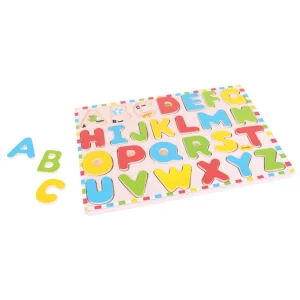 Online Inset Puzzle Uppercase Alphabet Wooden Puzzles And Activity Toys | Children's Wooden Puzzles