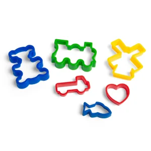 Discount Jar of 24 Pastry Cutters Wooden Toy Food Sets
