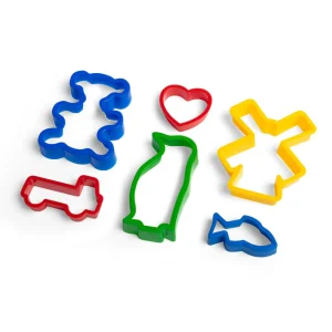 Discount Jar of 24 Pastry Cutters Wooden Toy Food Sets