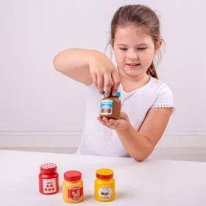 Online Jars & Spreads Play Shop Cook And Share | Wooden Toy Food Sets
