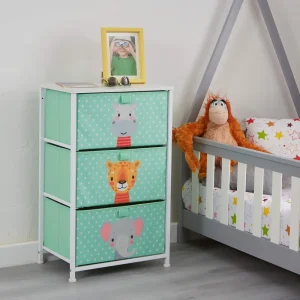 Sale Jungle 3 Drawer Kids Storage Chest Kids Kid’s Furniture