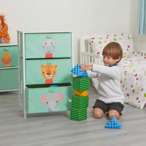 Sale Jungle 3 Drawer Kids Storage Chest Kids Kid’s Furniture
