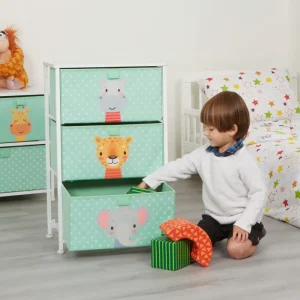 Sale Jungle 3 Drawer Kids Storage Chest Kids Kid’s Furniture